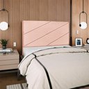 Ver mais imagens de Cabeceira Queen 160 Cm com Frame Cristal Linho Rose Artte Rose