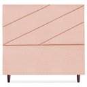 Ver imagem 5 de Cabeceira Queen 160 Cm com Frame Cristal Linho Rose Artte Rose