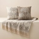 Ver imagem 2 de Kit Manta e Almofadas Decorativas para Sofá Cali Caramelo - Nexta Casa