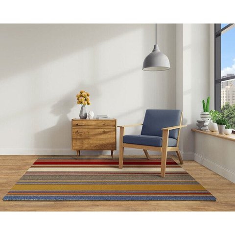 Tapete para Sala Metropole Urban Colorido 1,00x1,50M - São Carlos