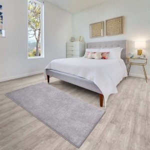 Tapete de Sala Ecletik Cinza Claro 1,00x1,50M - São Carlos