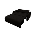 Ver imagem 5 de Sofá Cama para Sala de Estar Amora New Veludo Matrix - Preto