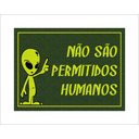 Ver imagem 1 de Tapete Capacho Não São Permitidos Humanos