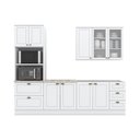 Ver mais imagens de Cozinha Completa 4 Peças C/ Aéreo 3 Portas Branco