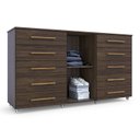 Ver imagem 3 de Cômoda 1 Porta 10 Gavetas com Rodízio Imperial