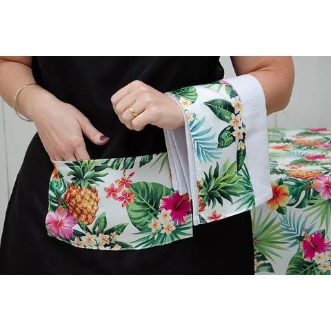 AVENTAL COM BOLSO - ABACAXI