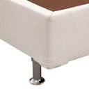 Ver imagem 3 de Base box de casal corino branco 30x138x188cm Ortobom
