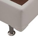 Ver imagem 2 de Base box de casal corino branco 30x138x188cm Ortobom