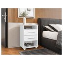 Ver imagem 3 de Mesa Cabeceira Valente Rud Rack Branco