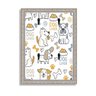 Porta Chaves Decorativo Estampado Luxo Pet Dog Lover Prata - 1