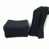 Kit 15 Toalhas Rosto Preta para Barbearia 45x70cm - 2