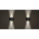 Ver imagem 2 de Arandela Led Lentille Double Preta 4w Branco 6500k