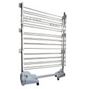 Ver imagem 4 de Varal Vertical Megavaral De Chão Dobrável 3 Andares Inox