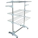 Ver imagem 1 de Varal Vertical Megavaral De Chão Dobrável 3 Andares Inox
