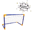 Ver imagem 2 de Trave Gol Infantil para Futebol com Redinha 43cm X 79cm Importway