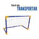 Ver imagem 3 de Trave Gol Infantil para Futebol com Redinha 43cm X 79cm Importway