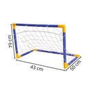 Ver imagem 5 de Trave Gol Infantil para Futebol com Redinha 43cm X 79cm Importway