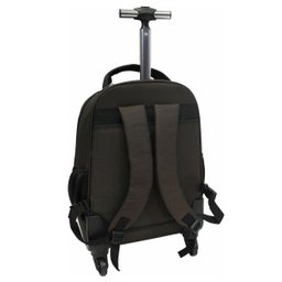 Mochila executiva com Rodas 360 Para Notebook MCG12 Marrom - 2