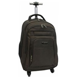 Mochila executiva com Rodas 360 Para Notebook MCG12 Marrom - 1