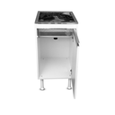 Ver imagem 5 de Balcão Lavação 100% Mdf Branco Bp com Tanque Inox 30 L