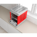 Ver imagem 1 de Churrasqueira a Gás Vertical sem Fumaça - Flame Dinoxx - Gás Gn - Vermelha