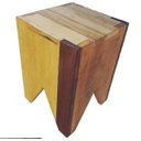 Ver imagem 2 de Banco Volp Quadrado Banqueta Puff Seat Garden Madeira de Demolição Sala de Estar Cozinha Bar