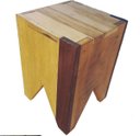 Ver imagem 2 de Banco Volp Quadrado Banqueta Puff Seat Garden Madeira de Demolição Sala de Estar Cozinha Bar