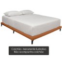 Ver imagem 6 de Cama Japonesa Queen Size Veneza 165cm Base Box Orgânica Bouclê Estofada Pés de Ferro:Bouclê Terracot