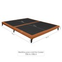 Ver imagem 4 de Cama Japonesa Queen Size Veneza 165cm Base Box Orgânica Bouclê Estofada Pés de Ferro:Bouclê Terracot