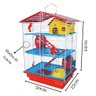 Gaiola de Hamster 3 Andares Teto Plástico Jel Plast - 2
