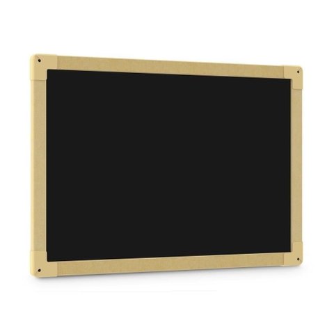 Lousa para Giz Yeet Quadro Negro 40x60cm Junges MDF Escolar Parede Preto