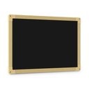 Ver imagem 1 de Lousa para Giz Yeet Quadro Negro 40x60cm Junges MDF Escolar Parede Preto