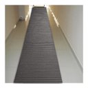 Ver imagem 4 de Tapete Passadeira Emborrachada Pvc Antiderrapante 0,65x3,00m Cinza