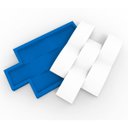 Ver imagem 3 de Forma Para Gesso 3d Tijolinho Concavo G 100% Silicone.