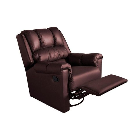 Poltrona Reclinável P/ Sala Vermont Classic Zero Wall Motorizada Courano Marrom -