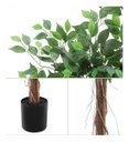 Ver imagem 2 de Árvore Artificial para Sala Planta Ficus Lyrata com 180cm