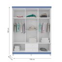 Ver imagem 2 de Guarda Roupa Infantil 6 Portas I01 Baby Kids - Clique Chique Móveis