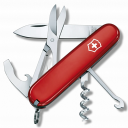 Canivete Victorinox Compact, 15 Funções, Vermelho, 1.3405 - 1