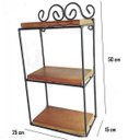 Ver imagem 2 de mini prateleira tripla cozinha jardim banheiro quarto sala porta objetos