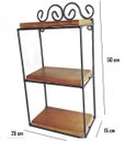 Ver imagem 2 de mini prateleira tripla cozinha jardim banheiro quarto sala porta objetos