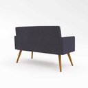 Ver imagem 6 de Kit Sofá Namoradeira + 2 Poltronas Sala Estar Balaqui Decor Cor:cinza