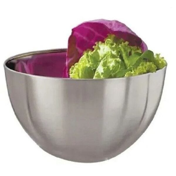 Conjunto em Inox Escorredores + Saladeira - 3