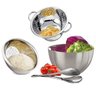 Conjunto em Inox Escorredores + Saladeira - 1