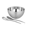 Conjunto de Salada em Aço Inox Colher Concha - 3