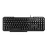Teclado USB Multimídia Slim Cor Preto QWERTY Português Brasil Resistente a agua Multilaser TC206 - 1