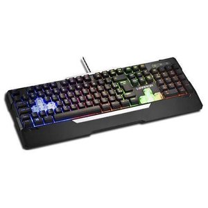 Teclado Multilaser Warrior Tc208 - Iluminação Por Led - Semi Mecânico