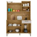 Ver imagem 3 de Kit Cozinha Ambiente Gênova 6 Portas Freijó Soft - Kits Paraná