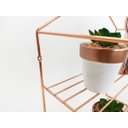 Ver imagem 2 de PRATELEIRA NICHO ROSE GOLD LUXO DECORAÇÃO 31X16X37cm
