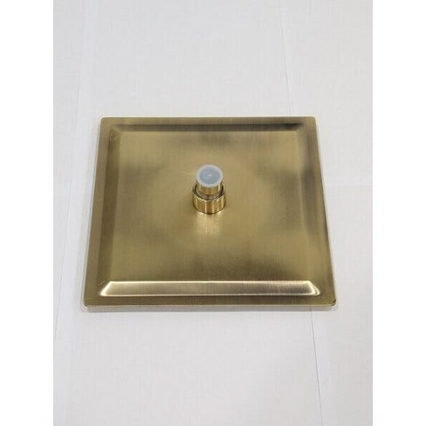 Ducha Quadrada 25x25 Ouro Envelhecido