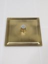 Ver imagem 1 de Ducha Quadrada 25x25 Ouro Envelhecido
